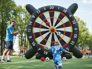 kids kickball target game rental | fun kids activity in uae