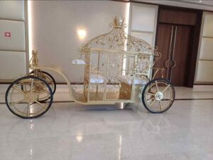 princess carriage rental | royal event prop hire | baby shower carriage prop